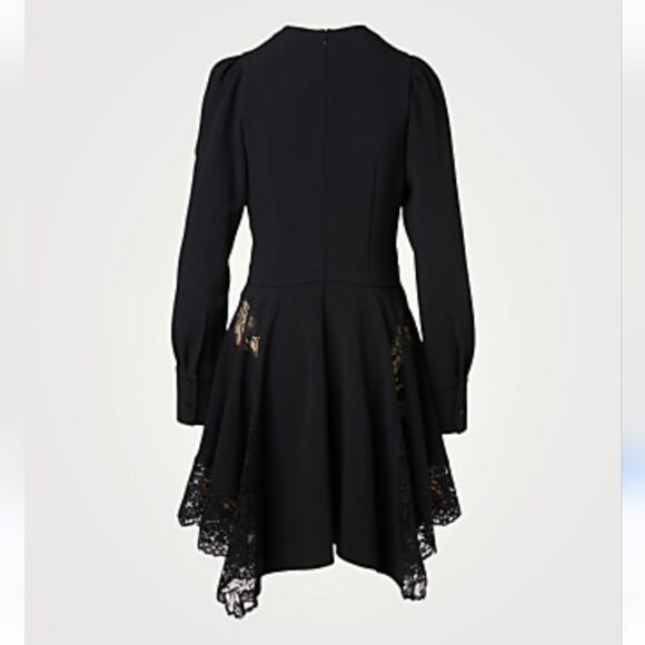 Stella McCartney Celeste Dress Women's Size 38 Black Long Sleeve Luxury Designer - Picture 6 of 11